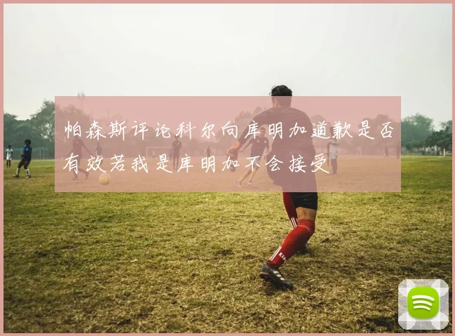 帕森斯评论科尔向库明加道歉是否有效若我是库明加不会接受